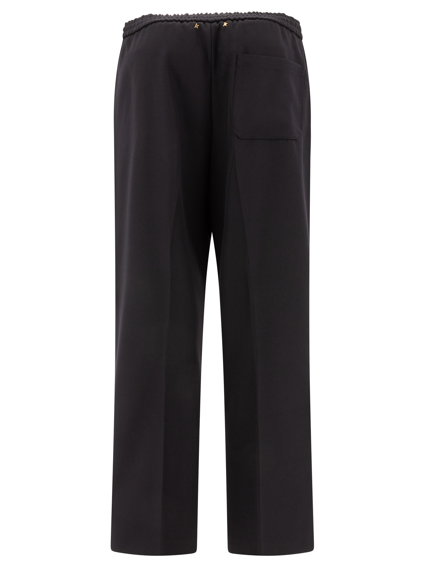 GOLDEN GOOSE Blue Lennon wool blend trousers